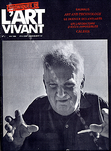 Chroniques de l'ART VIVANT N°2. Paris, Maeght, mai 1969.