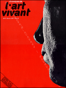 Chroniques de l'ART VIVANT N°17. Paris, Maeght, février 1971.