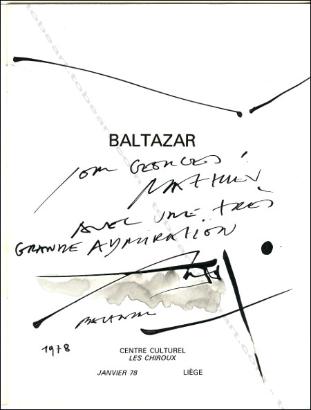 Julius BALTAZAR. Lige, Centre Culturel Les Chiroux, 1978.
