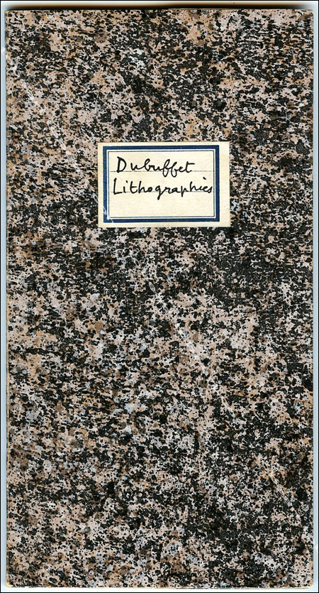 Jean DUBUFFET - Lithographies. Série des Phénomènes. Paris, Editions Berggruen & Cie, 1960.