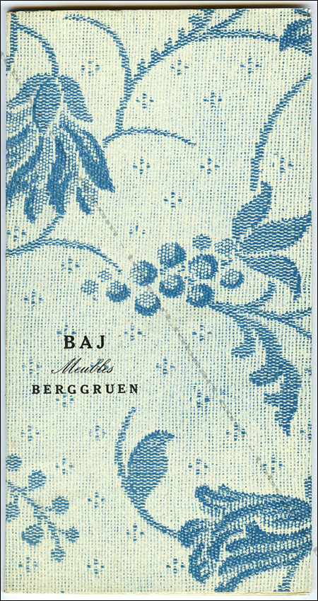 Enrico BAJ - Meubles. Paris, Editions Berggruen & Cie, 1962.