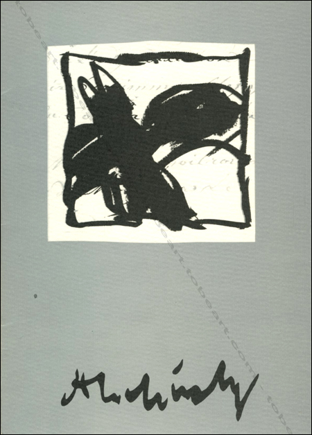 Pierre ALECHINSKY - Peintures - Livres. Als, Muse - Bibliothque Pierre Andr Benoit, 1990.