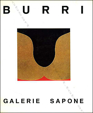 Alberto BURRI - Nice, Galerie Sapone, 1989.
