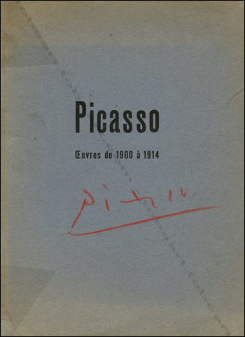 Pablo PICASSO - Oeuvres des muses de Leningrad et de Moscou 1900-1914. Paris, Maison de la Pense Franaise, 1954.