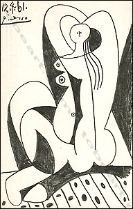 Pablo Picasso - peintures 1950-1960 / Gemalde 1950-60. Luzern, Galerie Rosengart, 1961.