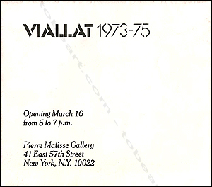 Claude Viallat - New York, Pierre Matisse Gallery, 1977.