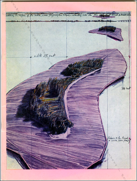 CHRISTO & Jeanne-Claude - Surrounded Islands. Project for Biscayne Bay, Greater Miami, Florida.