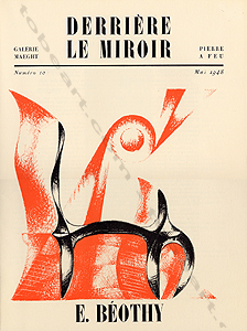 DERRIERE LE MIROIR N10. Etienne BEOTHY. Paris, Maeght, 1948.