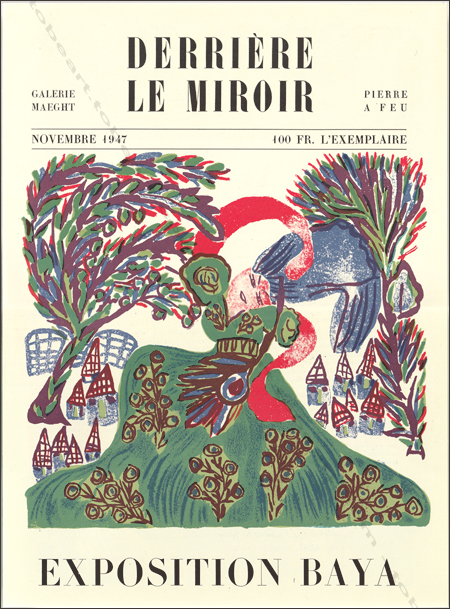 DERRIERE LE MIROIR n6 - BAYA. Paris, Maeght, 1947.