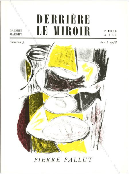 Pierre PALLUT. DERRIERE LE MIROIR N9. Paris, Maeght, 1948.