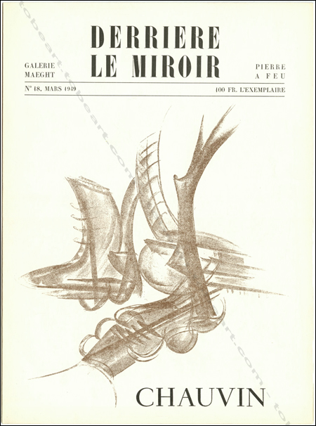 Jean CHAUVIN. DERRIERE LE MIROIR N°18. Paris, Maeght, 1949.