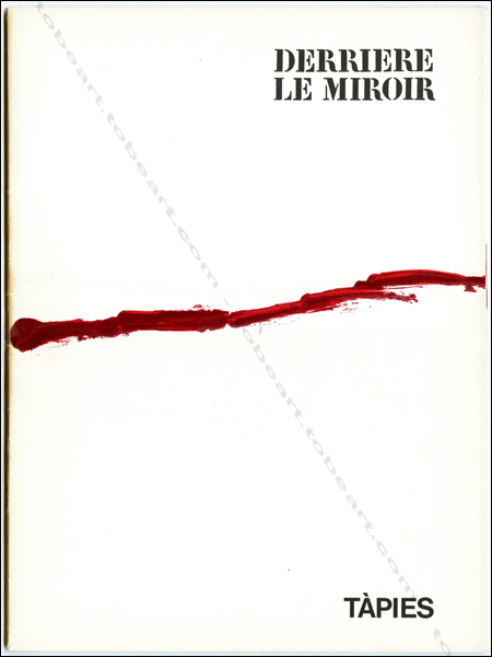DERRIERE LE MIROIR n180. Antoni TPIES. Paris, Maeght, 1969.