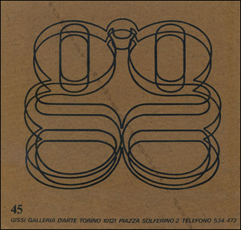 Marino MARINI - Alberto BURRI - Mattia MORENI. Torino, Galleria Gissi, (1968).