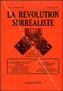 La Rvolution Surraliste. Paris Jean-Michel Place, 1975.