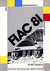 FIAC 1981 - Catalogue de la Foire d'Art Contemporain de Paris en 1981.