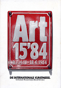 ART BASEL 1984. Catalogue de la Foire d'Art Contemporain de Basel en 1984.
