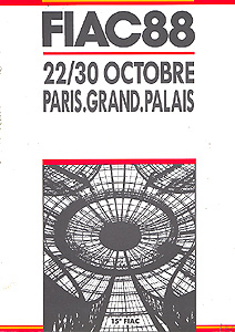 FIAC 1988 - Catalogue de la Foire International d'Art Contemporain de Paris en 1988.