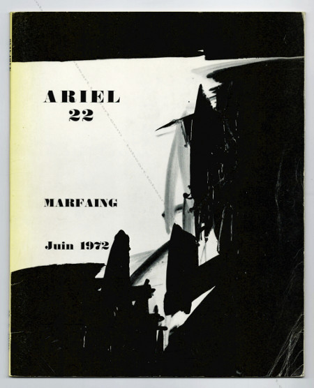 Andr MARFAING - Ariel N°22. Paris, Galerie Ariel, juin 1972.