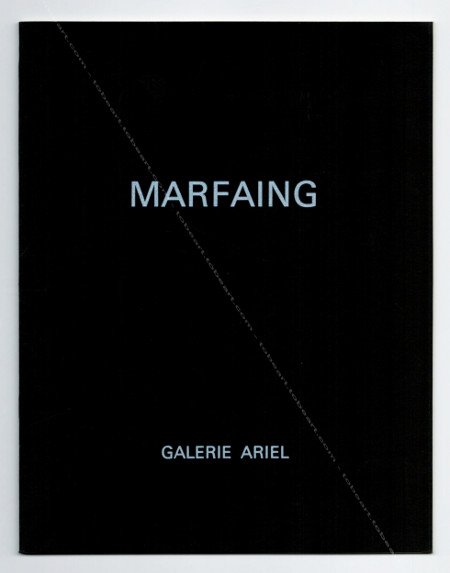André MARFAING - Peintures 1956-1986. Paris, Galerie ARIEL, 1986.