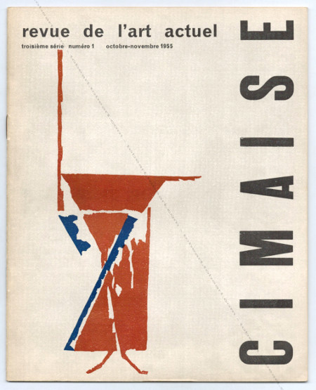 Cimaise 3me srie N1. Revue de l'art actuel. Paris, Cimaise, 1955.