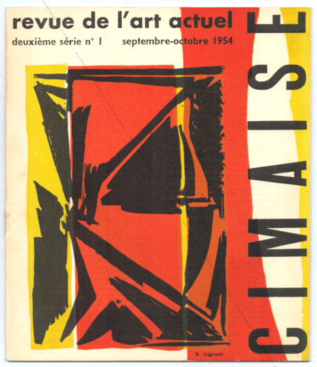 Cimaise 2me srie N1. Revue de l'art actuel. Paris, Cimaise, septembre-octobre 1954.