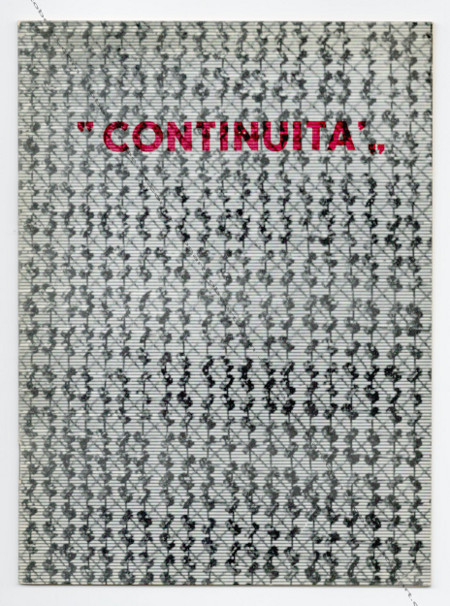 Continuità. Torino, Galleria d'arte La Bussola, 1961.