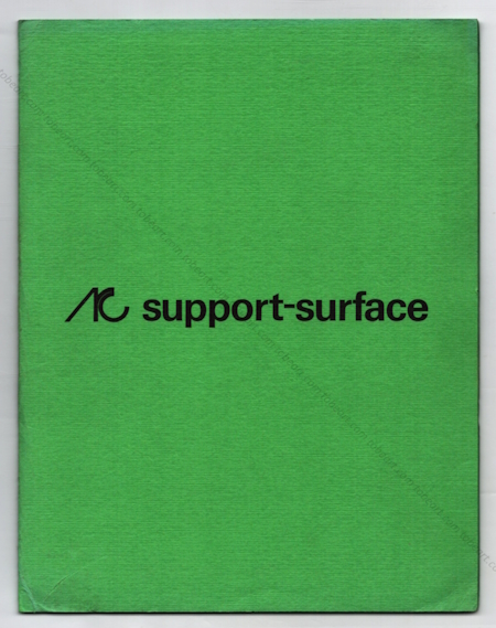 SUPPORT-SURFACE. Paris, ARC - Muse d'Art moderne, 1970.