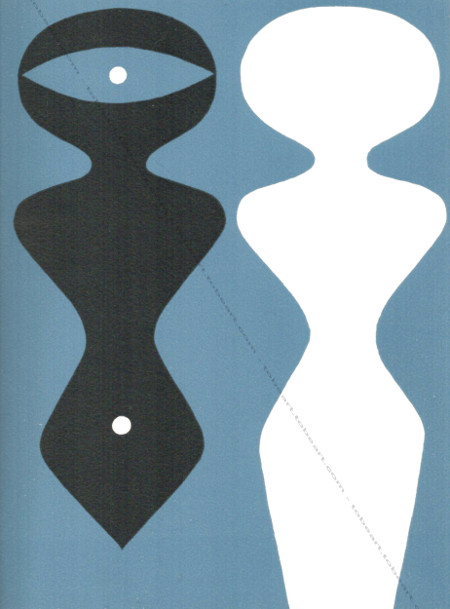 Hans / Jean ARP - Bois grav original en couleurs, 1962.