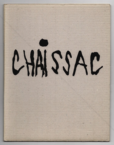 Gaston CHAISSAC - 30 huiles gouachées sur carton ondulé. Paris, Galerie Messine, 1976.