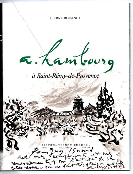 Andr HAMBOURG  Saint-Remy-de-Provence. Bruxelles, Editions Terre d'Europe, 1986.