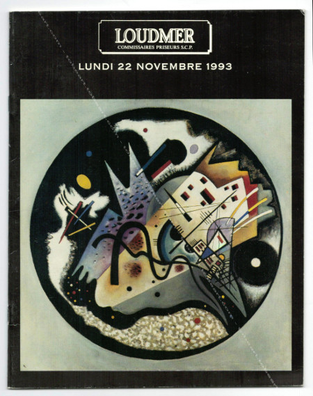 Wassily KANDINSKY - Dans le cercle noir. Paris, Etude Loudmer, 1993.