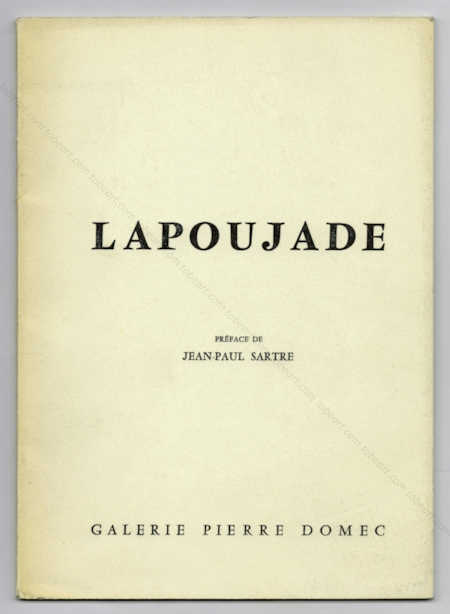 Robert LAPOUJADE - meutes. Paris, Galerie Pierre Domec, 1961.