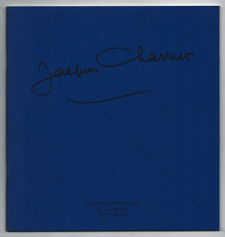 Jacques CHARRIER - Pastels. Galerie Charpentier, 1992.