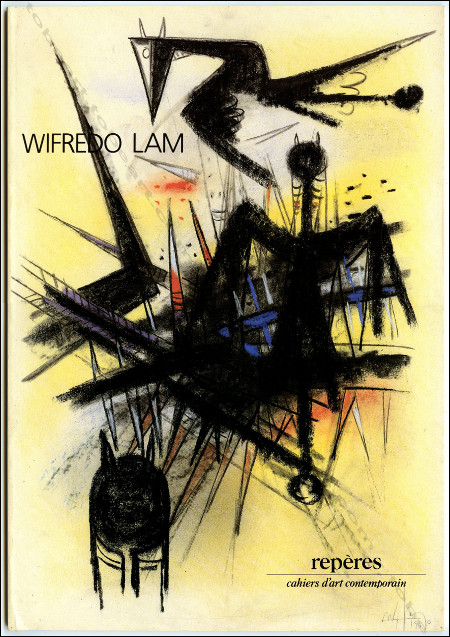 Wilfredo LAM - Repres Cahiers d'art contemporain n49. Paris, Galerie Lelong, 1988.