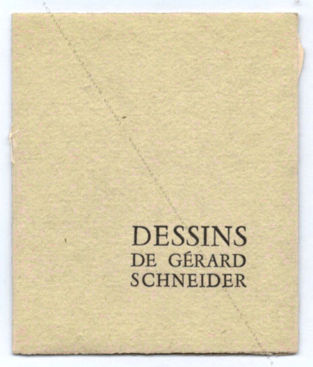 Dessins de Grard SCHNEIDER. Als, PAB, fvrier 1951.