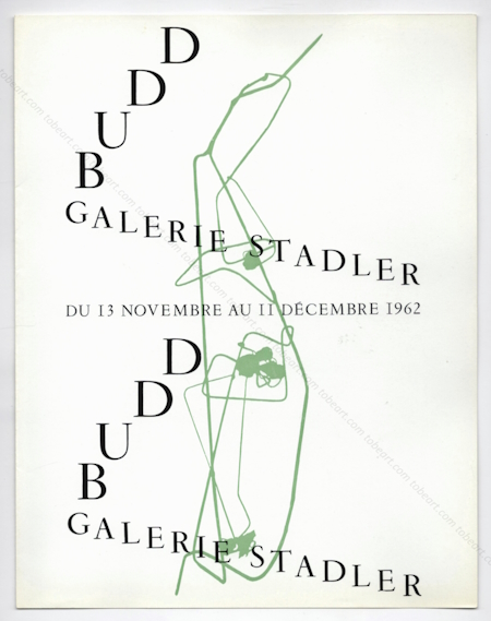 David BUDD. Paris, Galerie Stadler, 1962.