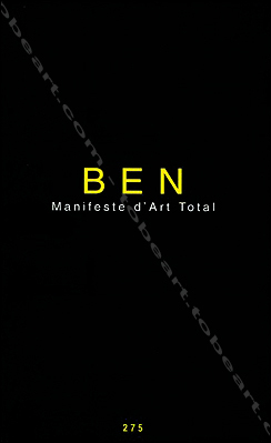 Ben Vautier - Paris, Editions Jannink, 1997