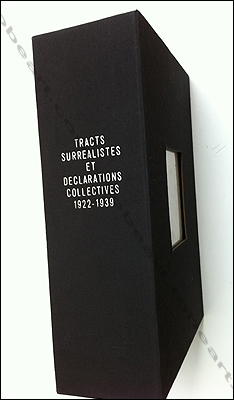 Roberto Matta - Tracts Surralistes et dclarations collectives 1922-1939.