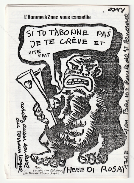 charogn'art. Bulletin intrieur de la diffrence. BEN (Vautier). Nice, Ben, 1984.
