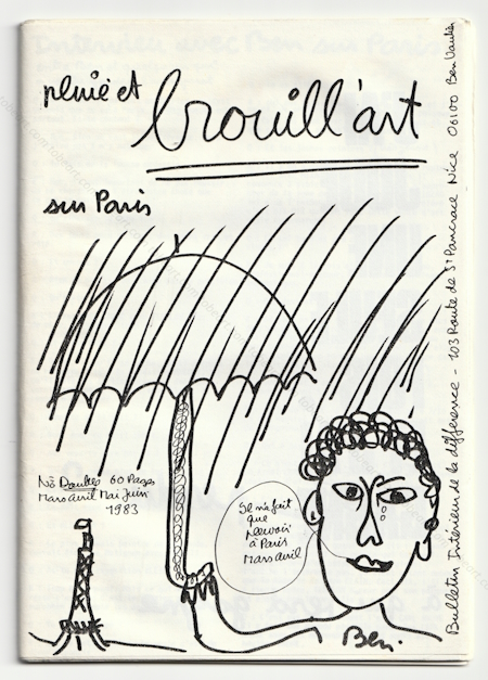 brouill'art. Bulletin intrieur de la diffrence. BEN (Vautier). Nice, Ben, 1983.
