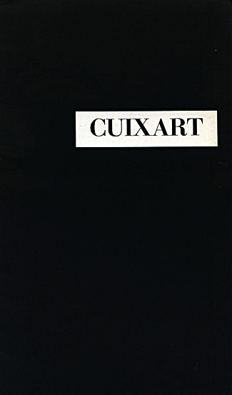 Modest CUIXART. Paris, Galerie Ren Drouin, 1958.