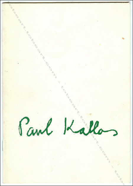 Paul KALLOS - Peintures de 1983  1993. Carpentras, Chapelle du Collge, 1993.