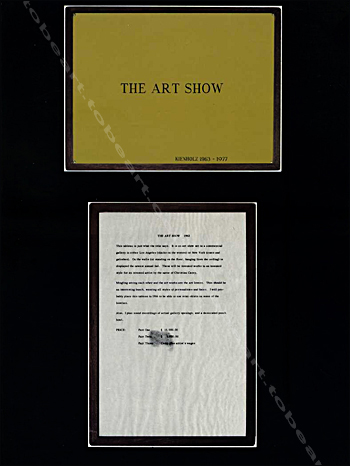 The art show KIENHOLZ 1963-1977. Paris, Centre National d'Art et de Culture, 1977.