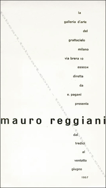 Mauro REGGIANI - Milano, Galleria d'arte del grattacielo, 1957