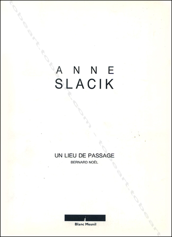Anne SLACIK - Un lieu de Passage. Livres peints. Blanc-Mesnil, 1990.