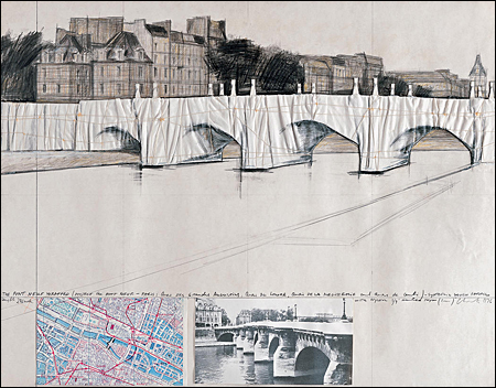 CHRISTO et Jeanne-Claude. Le Pont Neuf Empaqueté, Paris 1975-1985. Paris, Adam Biro, 1990.