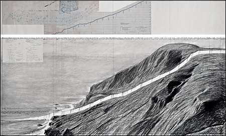 CHRISTO et Jeanne-Claude : Running Fence. Sonoma and Marin Counties, California 1972-76. New York, Harry N Abrams Inc, 1978.