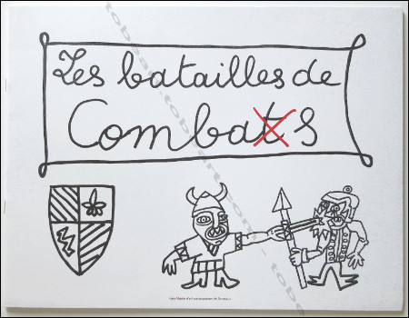 Robert COMBAS - Les batailles de Comba(t)s. Bordeaux, capcMusee D'art Contemporain, 1987.
