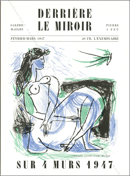André MARCHAND - SUR QUATRE MURS. DERRIERE LE MIROIR N°2. Paris, Maeght, 1947.