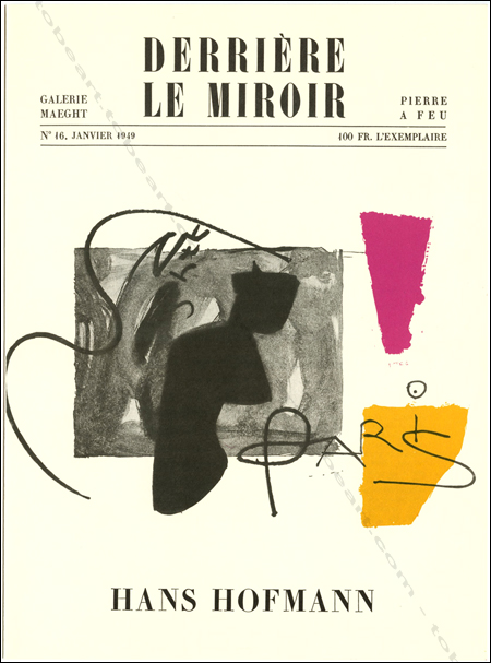 DERRIERE LE MIROIR N°16. Hans HOFMANN. Paris, Maeght, 1949.